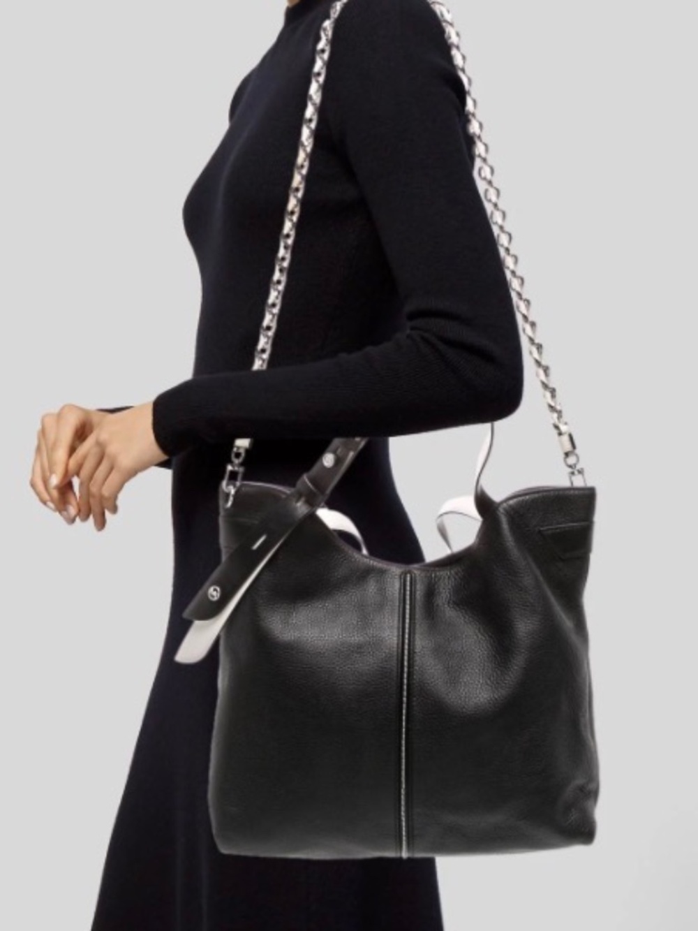 ✨ MICHAEL KORS Downtown Astor leather tote bag